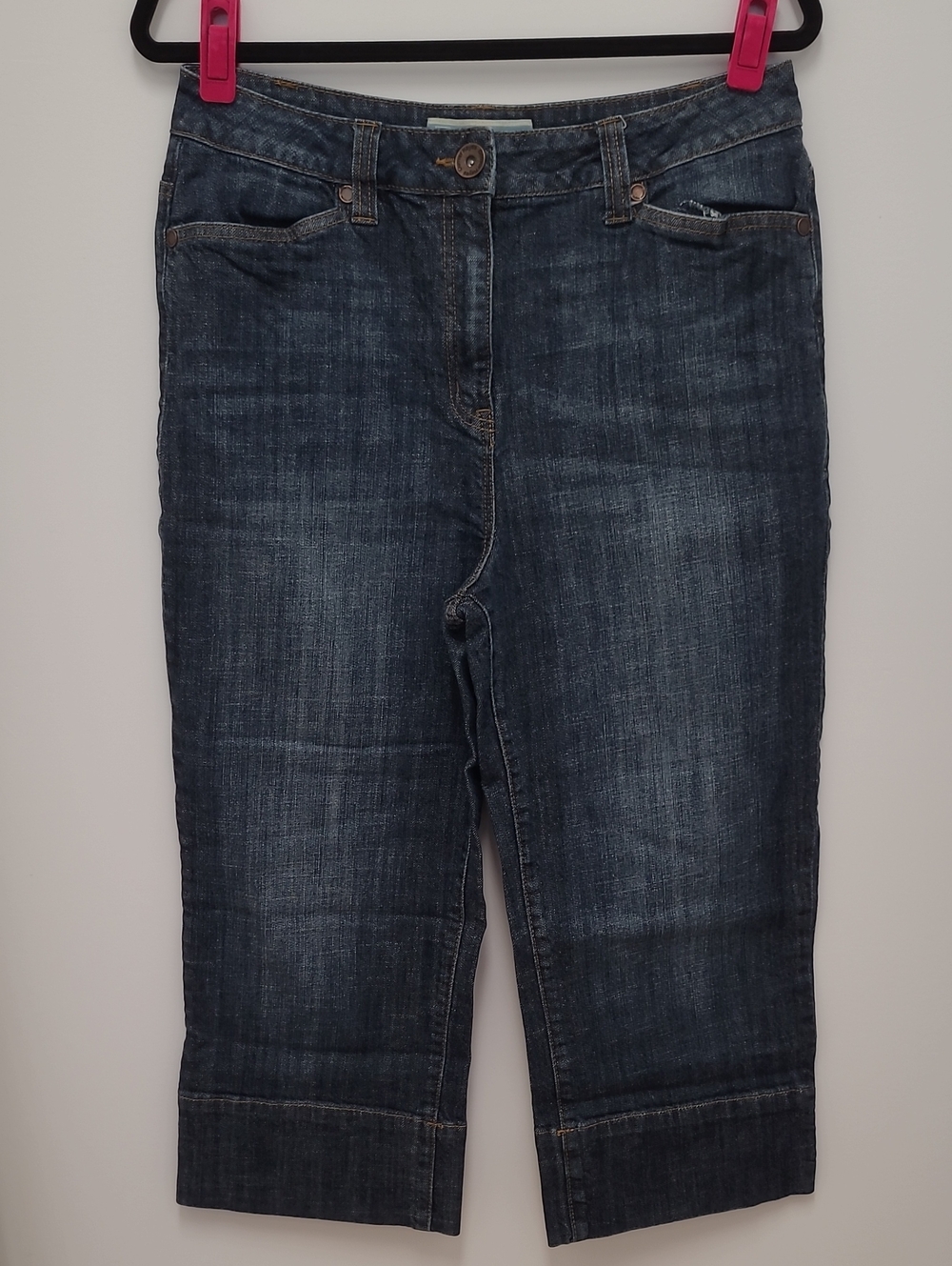 Denver Hayes Indigo Cropped Ankle Jeans